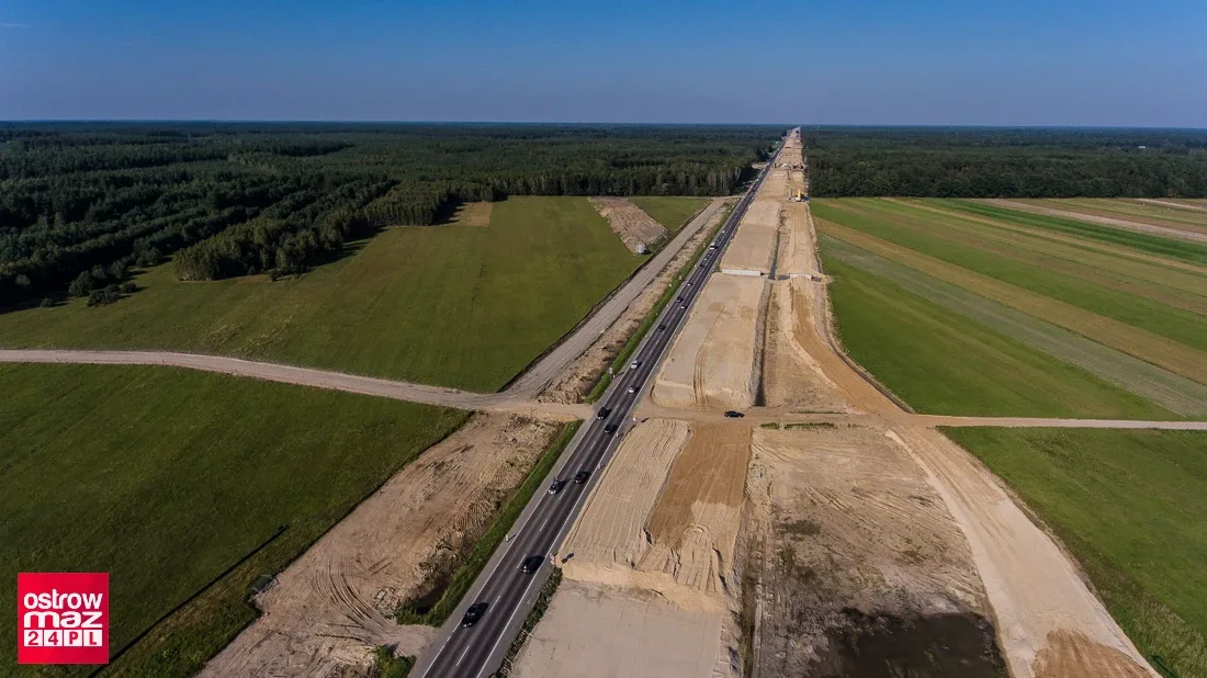 Trwa budowa drogi S-8 (zdjęcia, wideo)