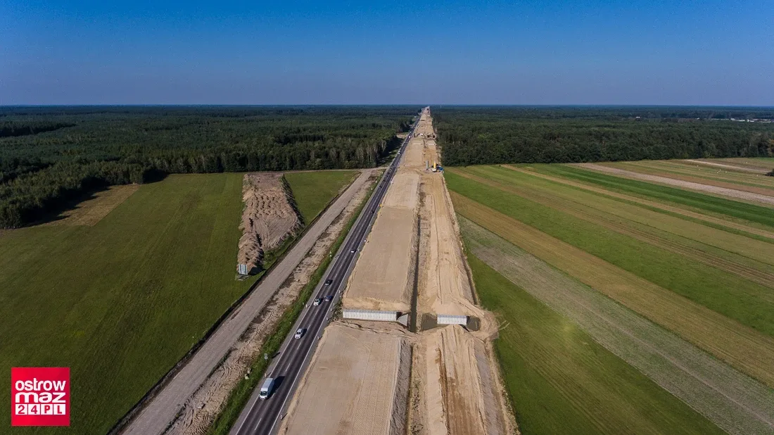 Trwa budowa drogi S-8 (zdjęcia, wideo)