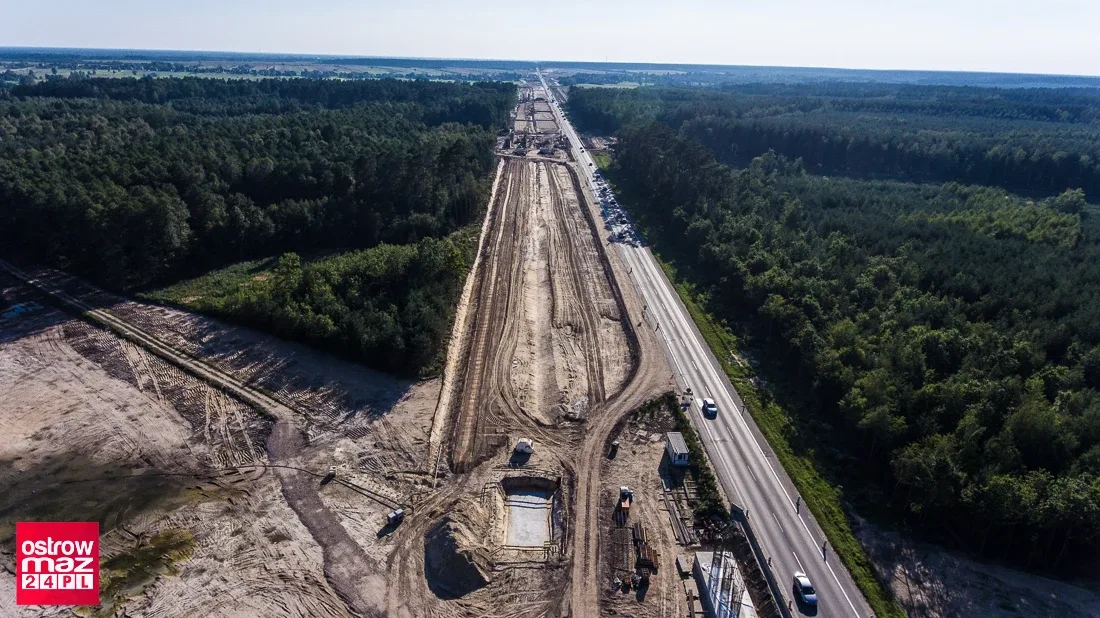 Trwa budowa drogi S-8 (zdjęcia, wideo)