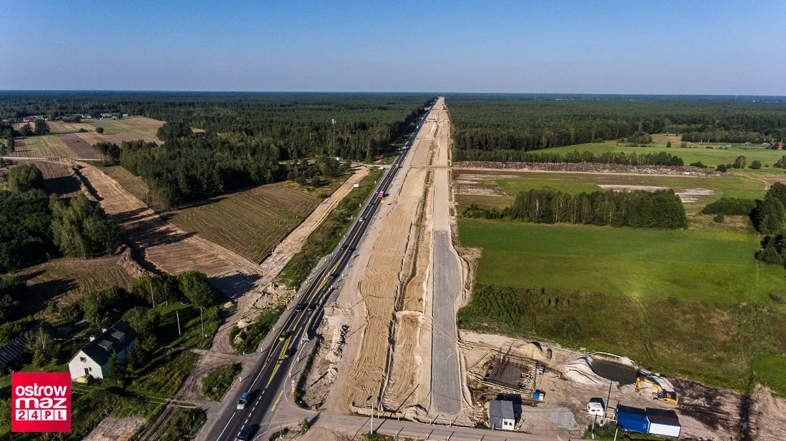 Trwa budowa drogi S-8 (zdjęcia, wideo)