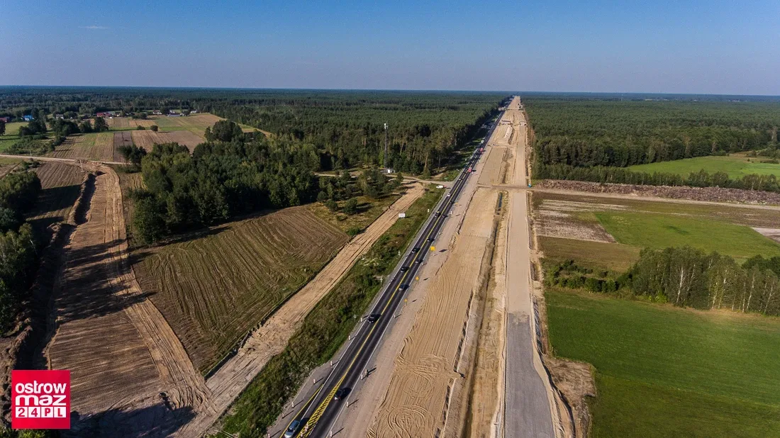 Trwa budowa drogi S-8 (zdjęcia, wideo)