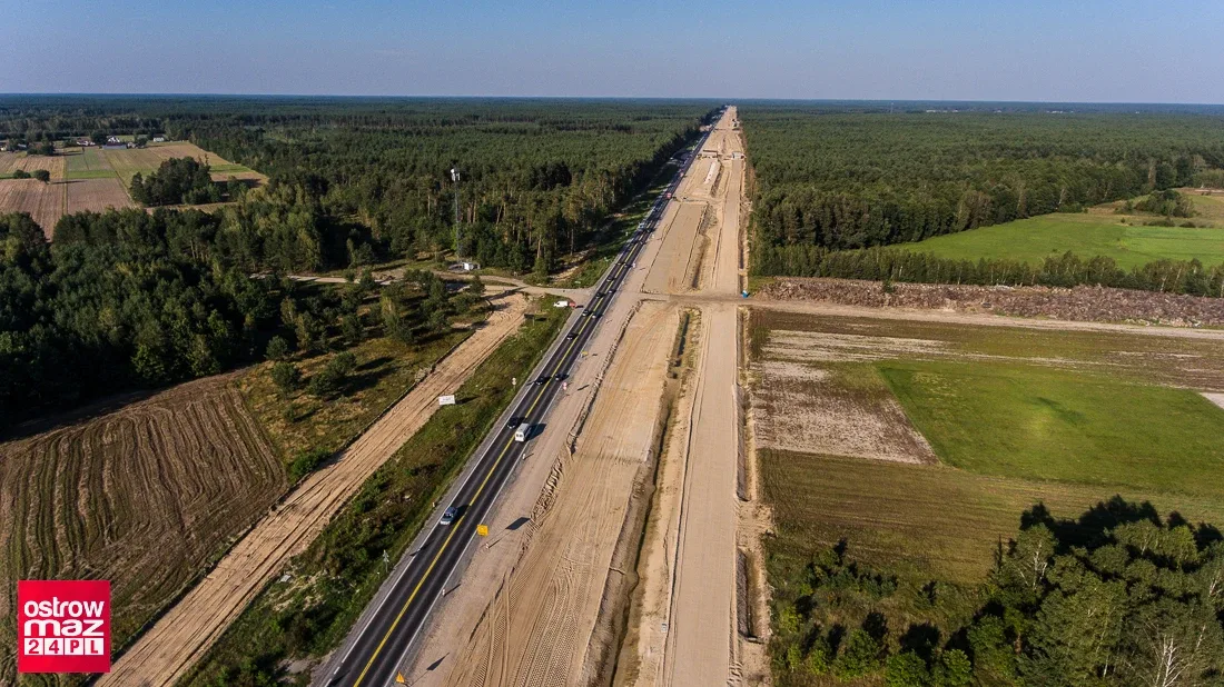 Trwa budowa drogi S-8 (zdjęcia, wideo)