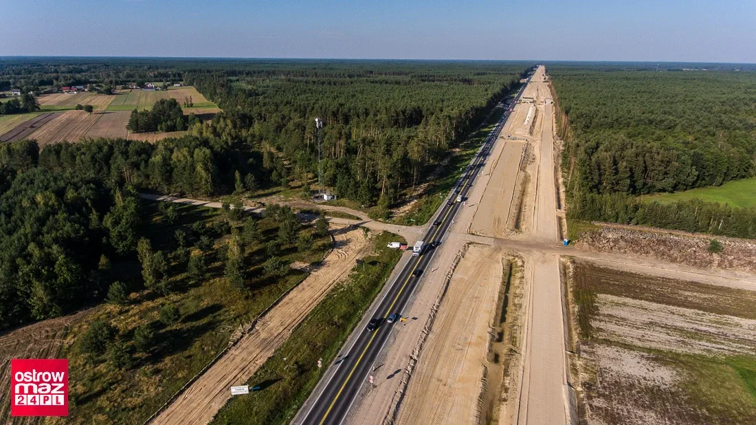 Trwa budowa drogi S-8 (zdjęcia, wideo)
