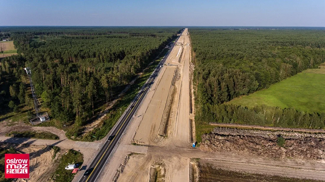 Trwa budowa drogi S-8 (zdjęcia, wideo)