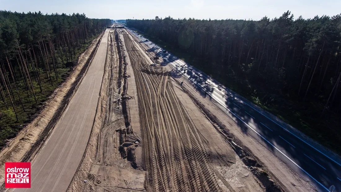 Trwa budowa drogi S-8 (zdjęcia, wideo)