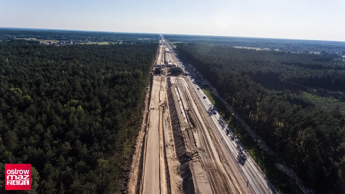Trwa budowa drogi S-8 (zdjęcia, wideo)