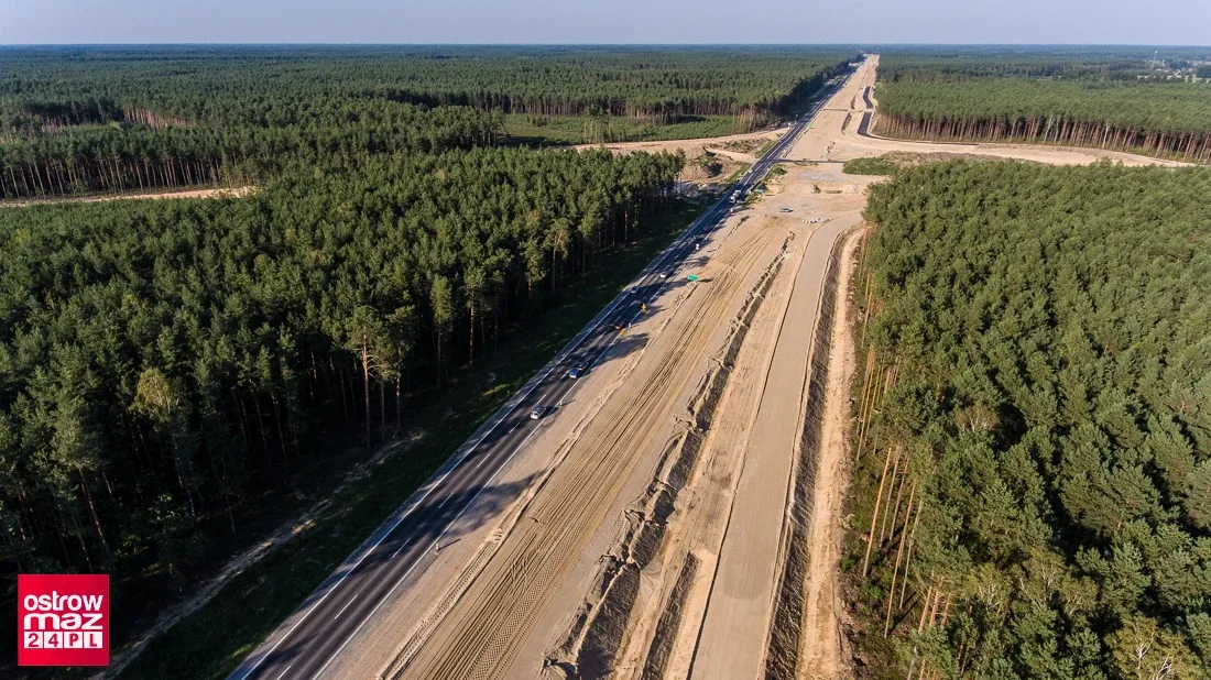 Trwa budowa drogi S-8 (zdjęcia, wideo)