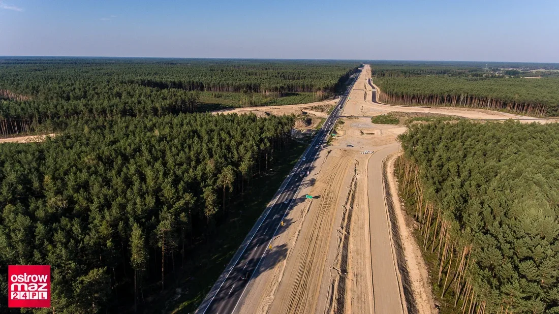 Trwa budowa drogi S-8 (zdjęcia, wideo)