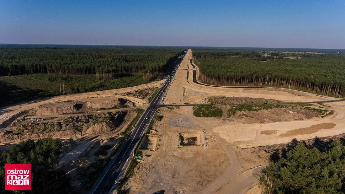 Trwa budowa drogi S-8 (zdjęcia, wideo)