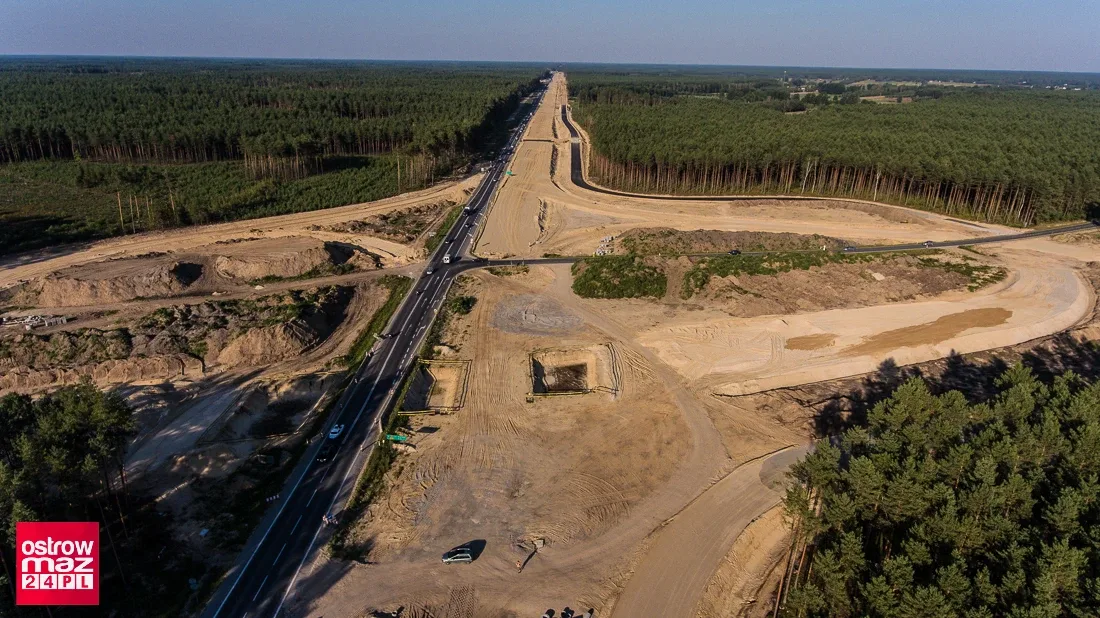 Trwa budowa drogi S-8 (zdjęcia, wideo)
