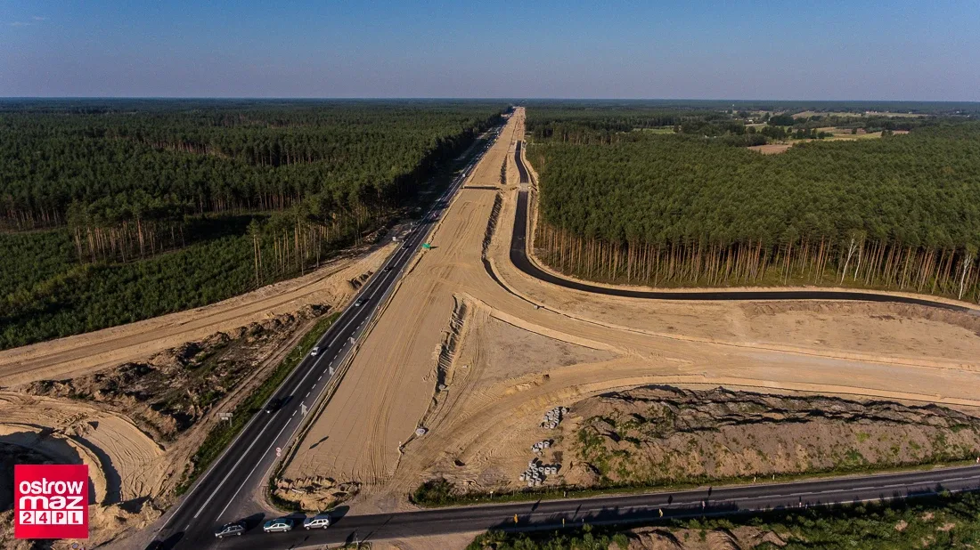 Trwa budowa drogi S-8 (zdjęcia, wideo)