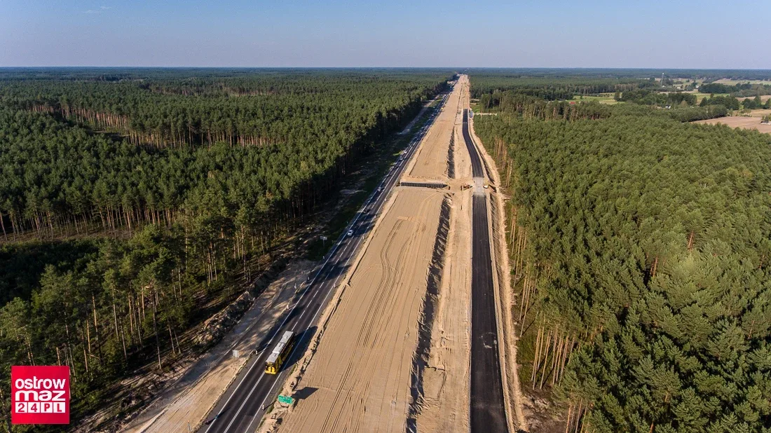 Trwa budowa drogi S-8 (zdjęcia, wideo)