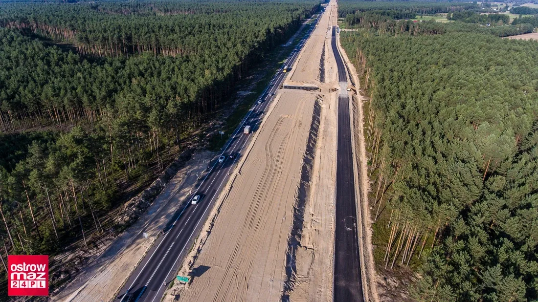 Trwa budowa drogi S-8 (zdjęcia, wideo)
