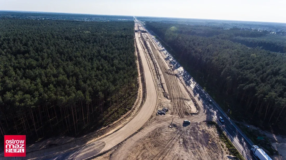 Trwa budowa drogi S-8 (zdjęcia, wideo)