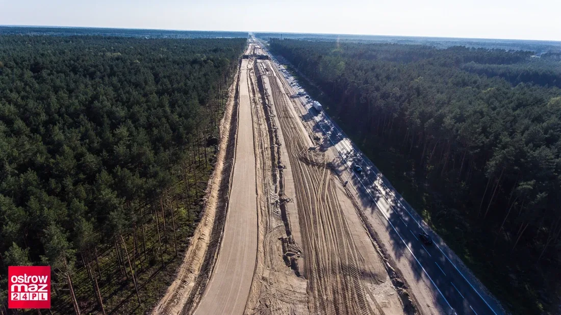 Trwa budowa drogi S-8 (zdjęcia, wideo)