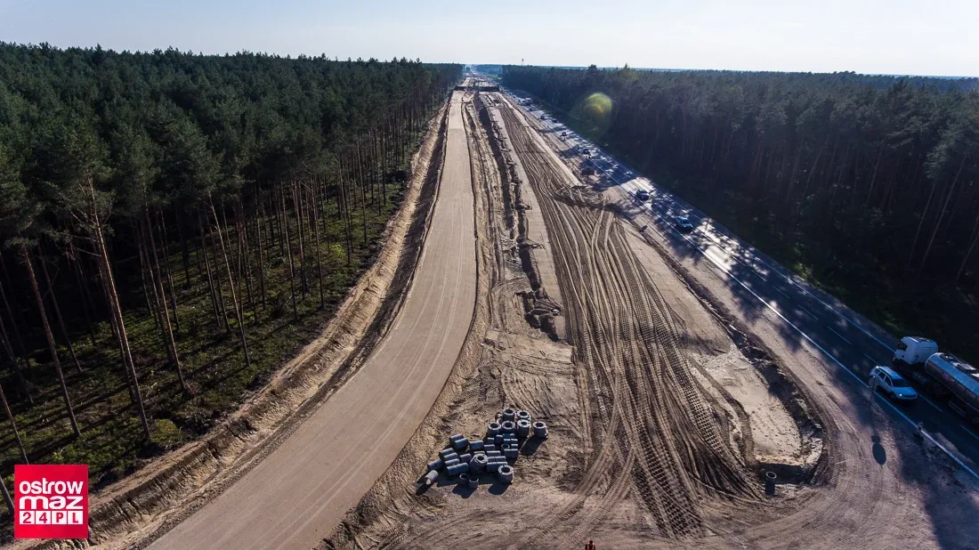 Trwa budowa drogi S-8 (zdjęcia, wideo)