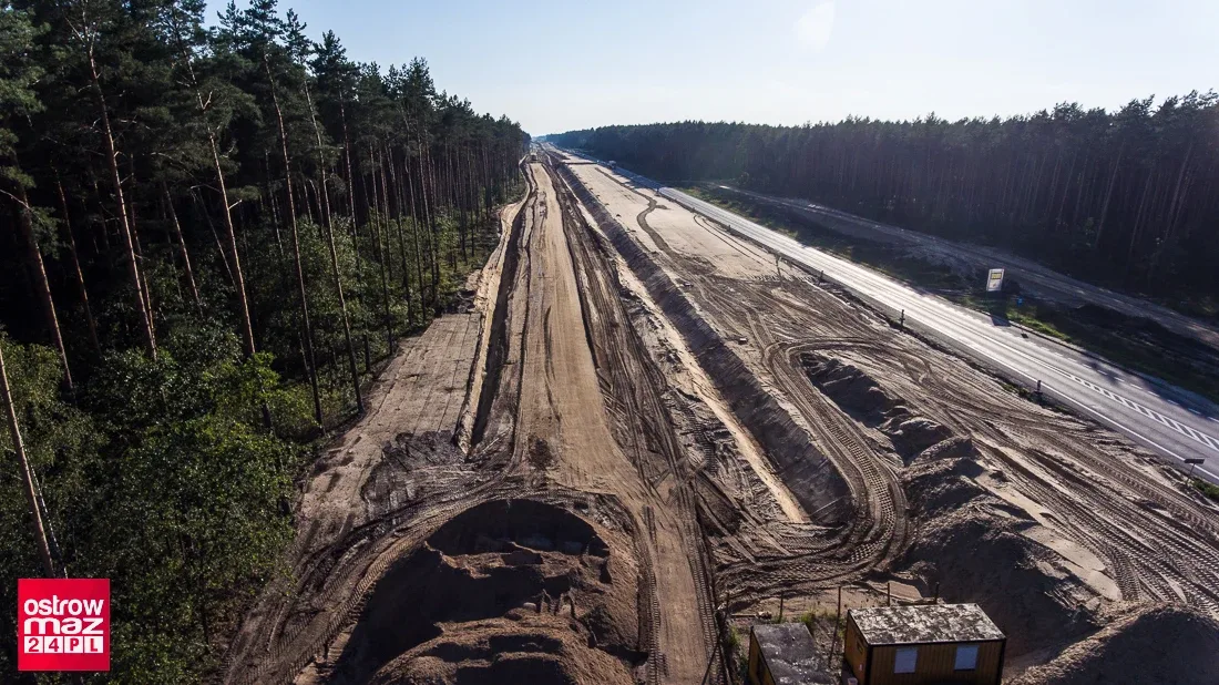 Trwa budowa drogi S-8 (zdjęcia, wideo)