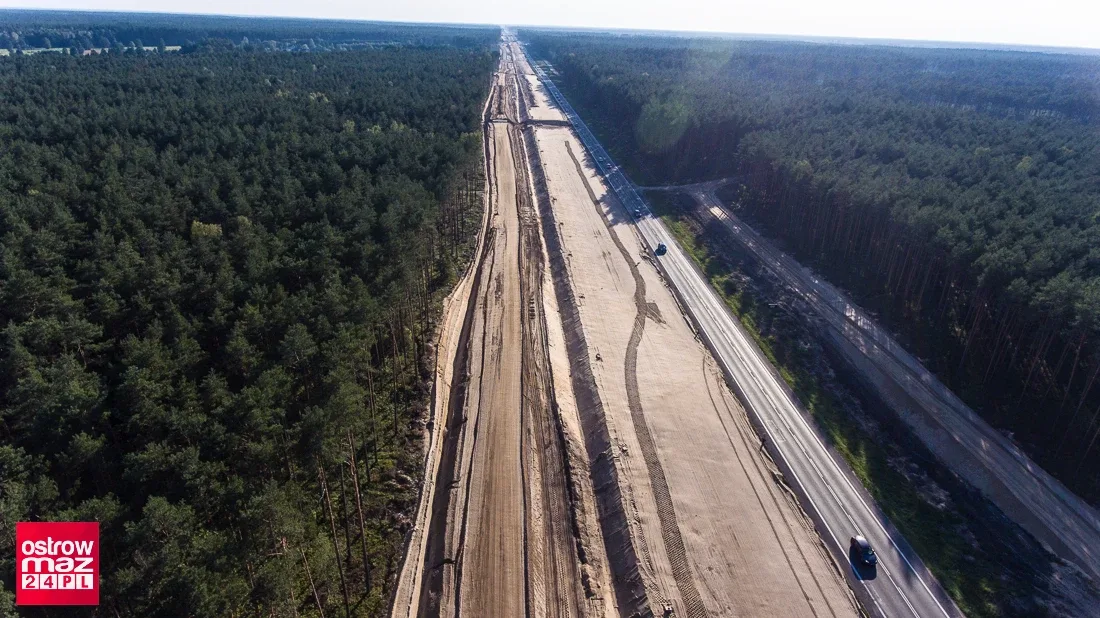 Trwa budowa drogi S-8 (zdjęcia, wideo)