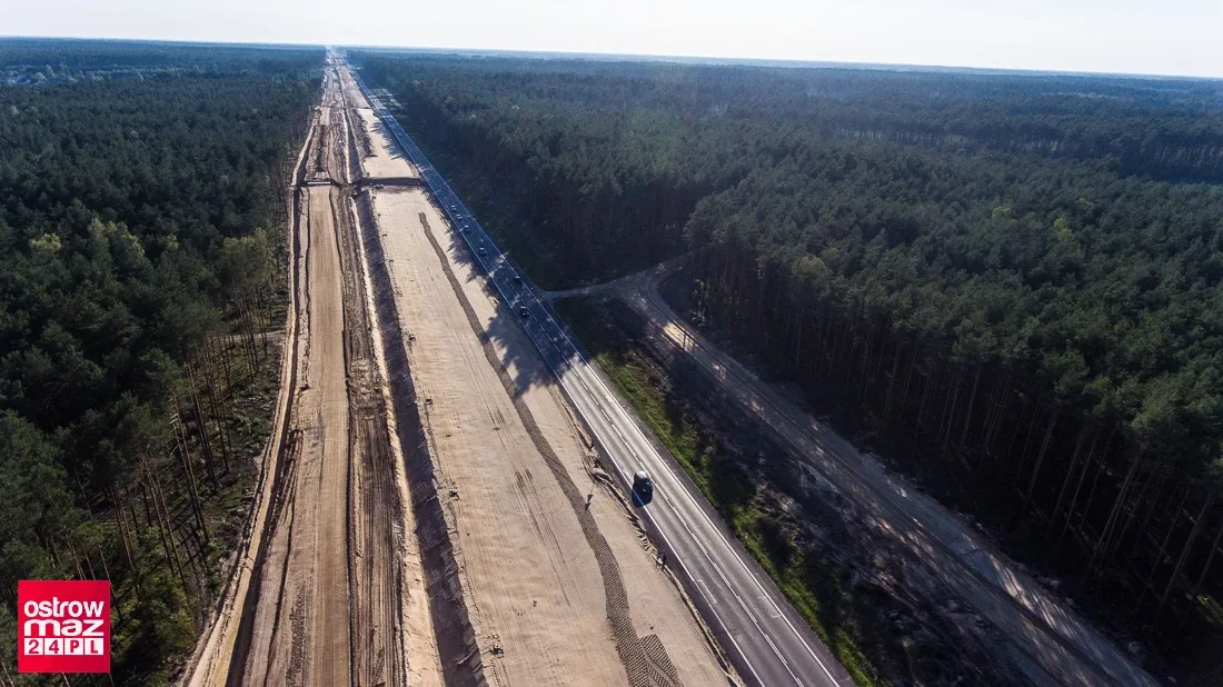 Trwa budowa drogi S-8 (zdjęcia, wideo)