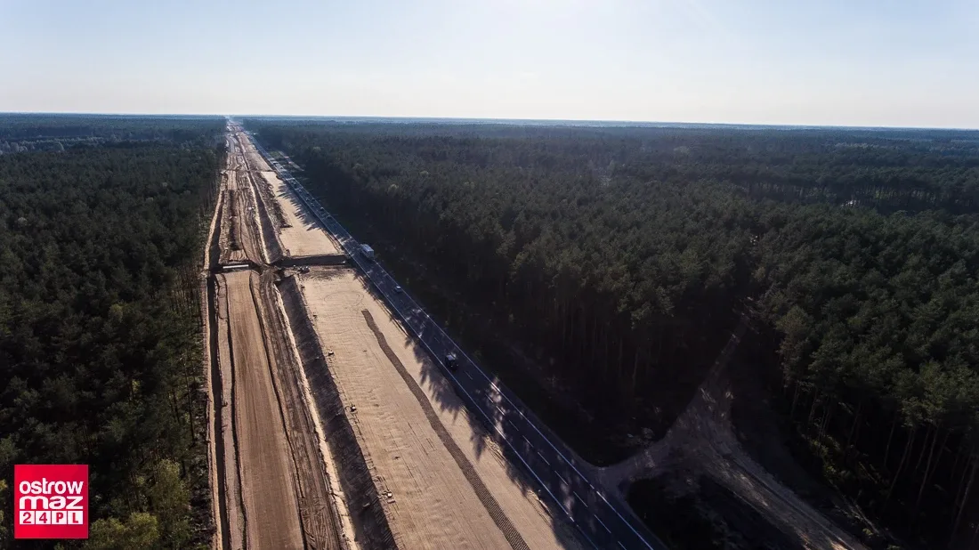Trwa budowa drogi S-8 (zdjęcia, wideo)