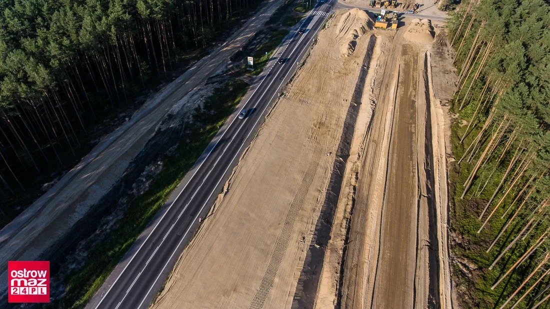 Trwa budowa drogi S-8 (zdjęcia, wideo)