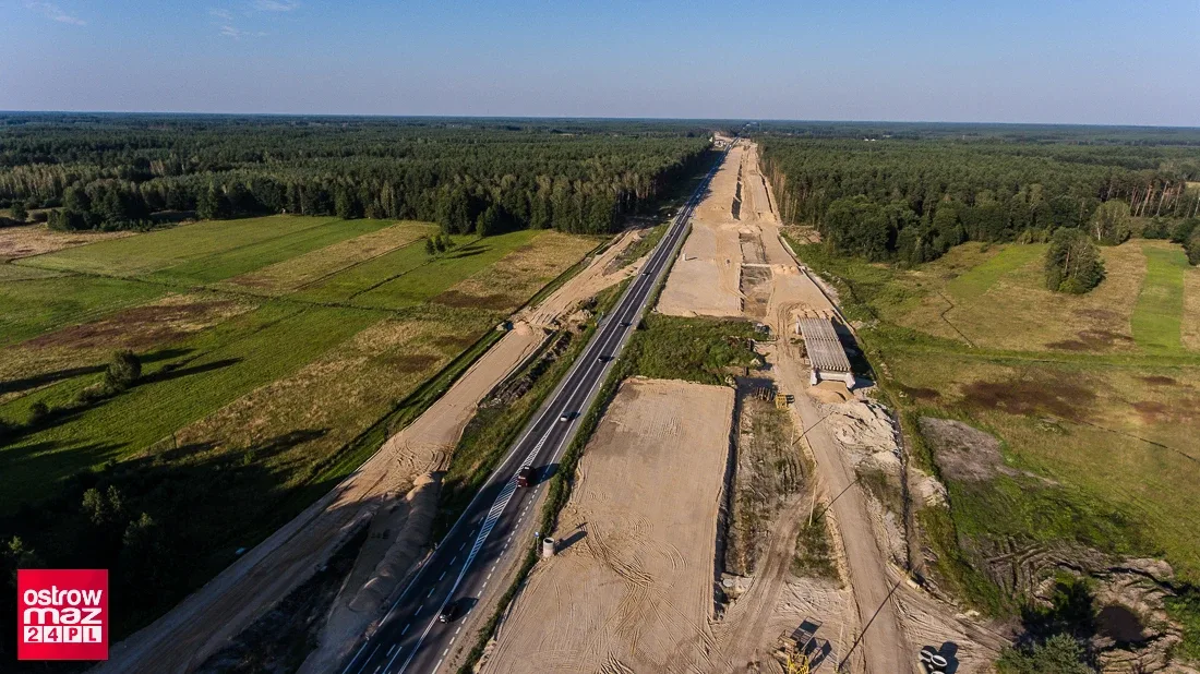 Trwa budowa drogi S-8 (zdjęcia, wideo)