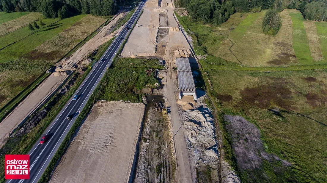 Trwa budowa drogi S-8 (zdjęcia, wideo)