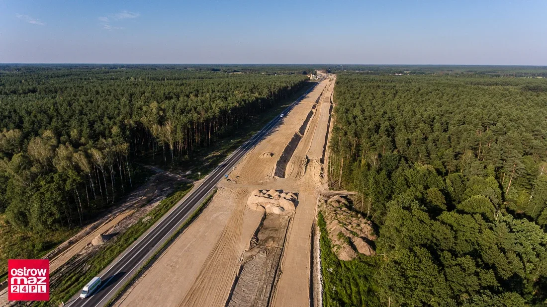 Trwa budowa drogi S-8 (zdjęcia, wideo)