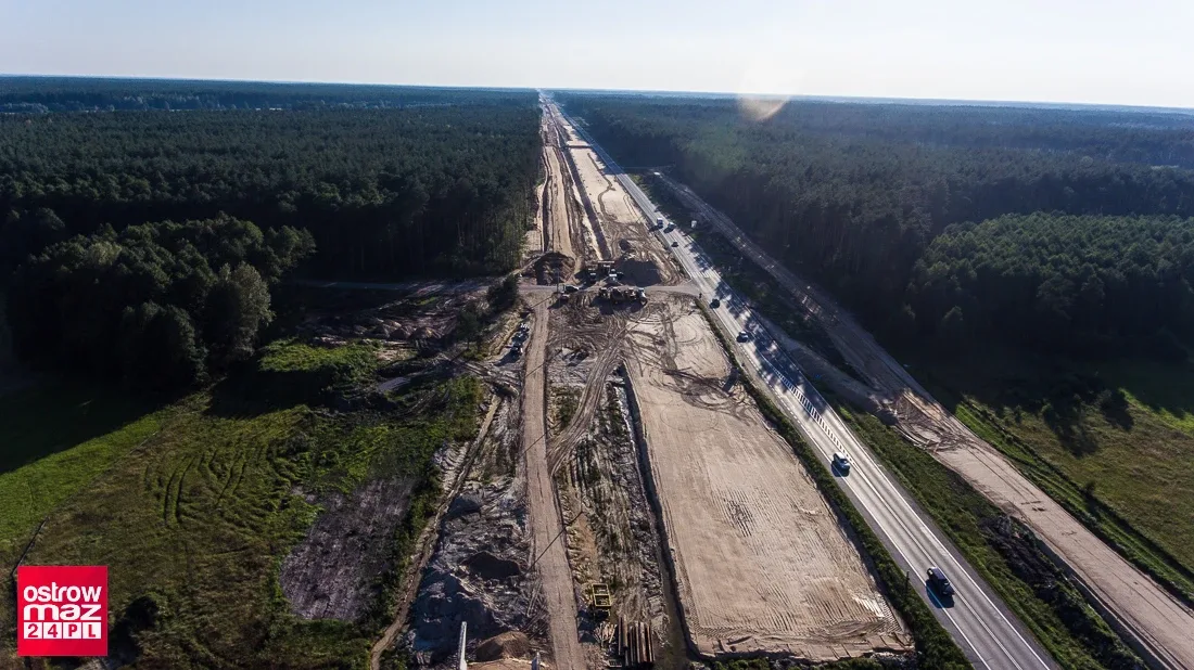 Trwa budowa drogi S-8 (zdjęcia, wideo)
