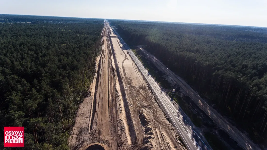 Trwa budowa drogi S-8 (zdjęcia, wideo)