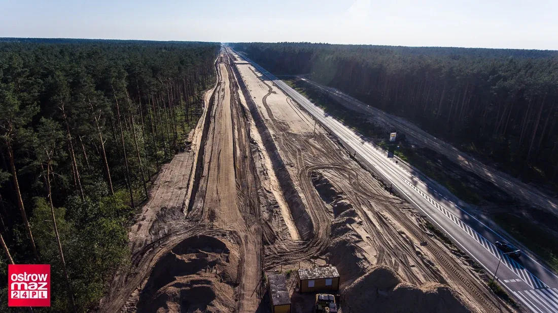 Trwa budowa drogi S-8 (zdjęcia, wideo)