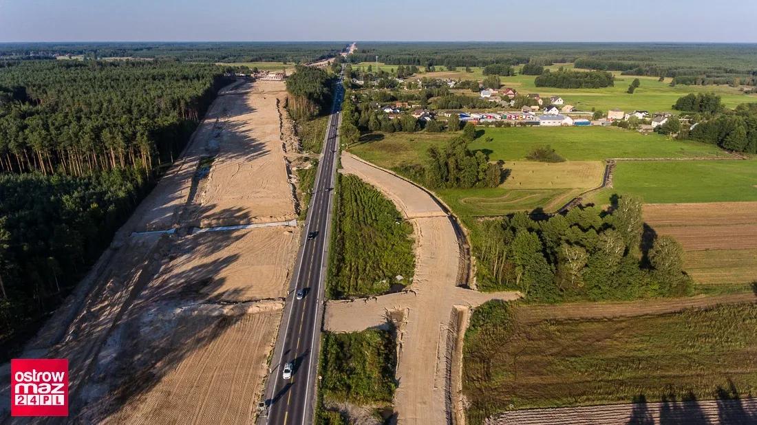 Trwa budowa drogi S-8 (zdjęcia, wideo)