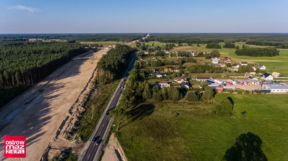 Trwa budowa drogi S-8 (zdjęcia, wideo)
