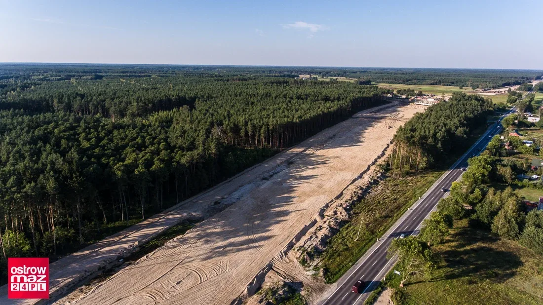 Trwa budowa drogi S-8 (zdjęcia, wideo)