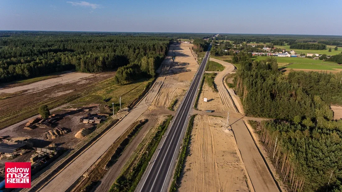 Trwa budowa drogi S-8 (zdjęcia, wideo)