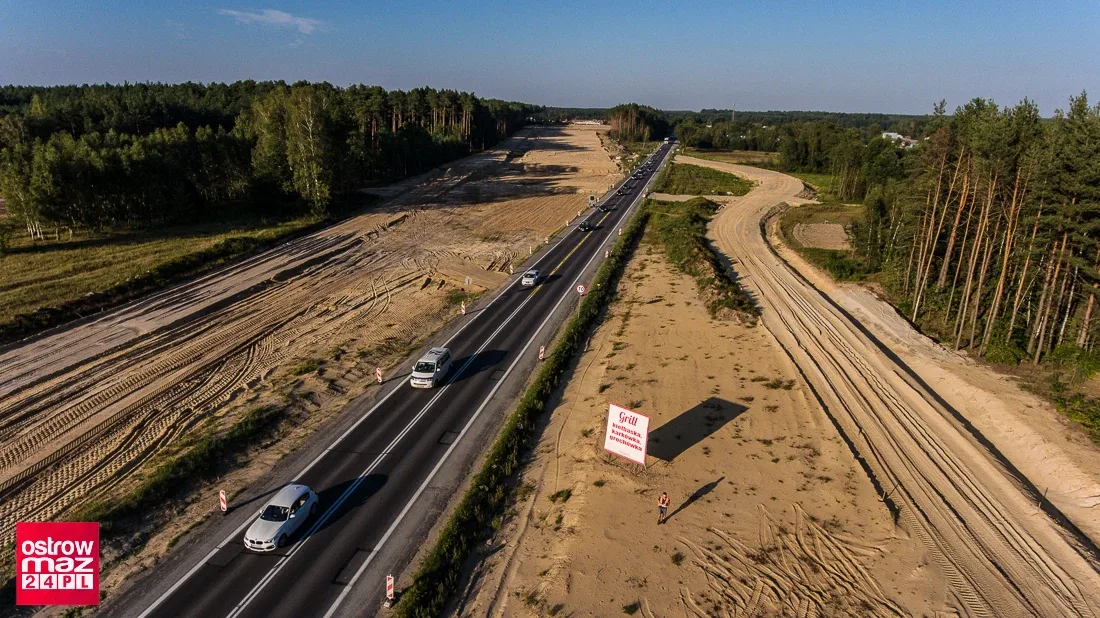Trwa budowa drogi S-8 (zdjęcia, wideo)