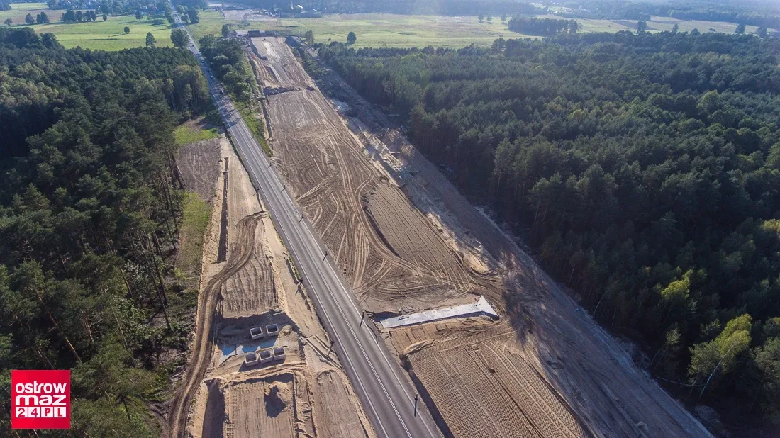 Trwa budowa drogi S-8 (zdjęcia, wideo)