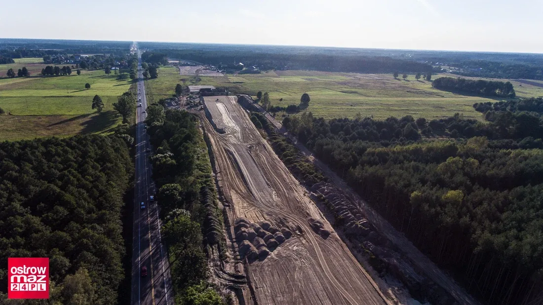 Trwa budowa drogi S-8 (zdjęcia, wideo)
