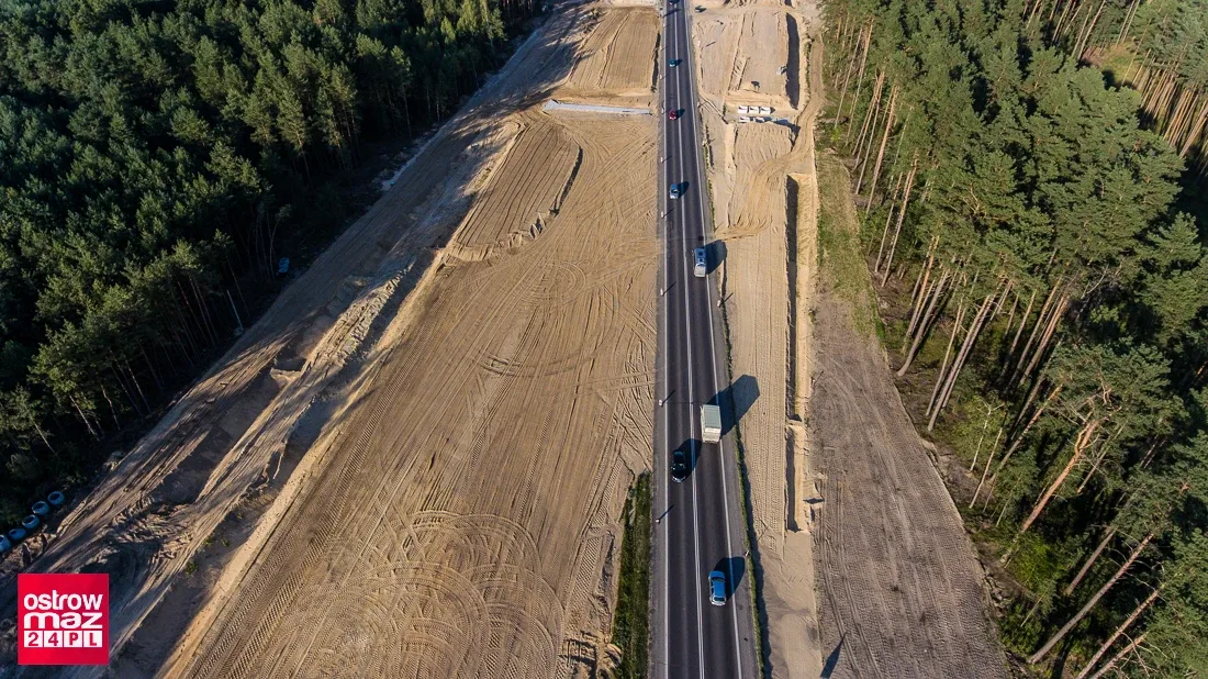 Trwa budowa drogi S-8 (zdjęcia, wideo)