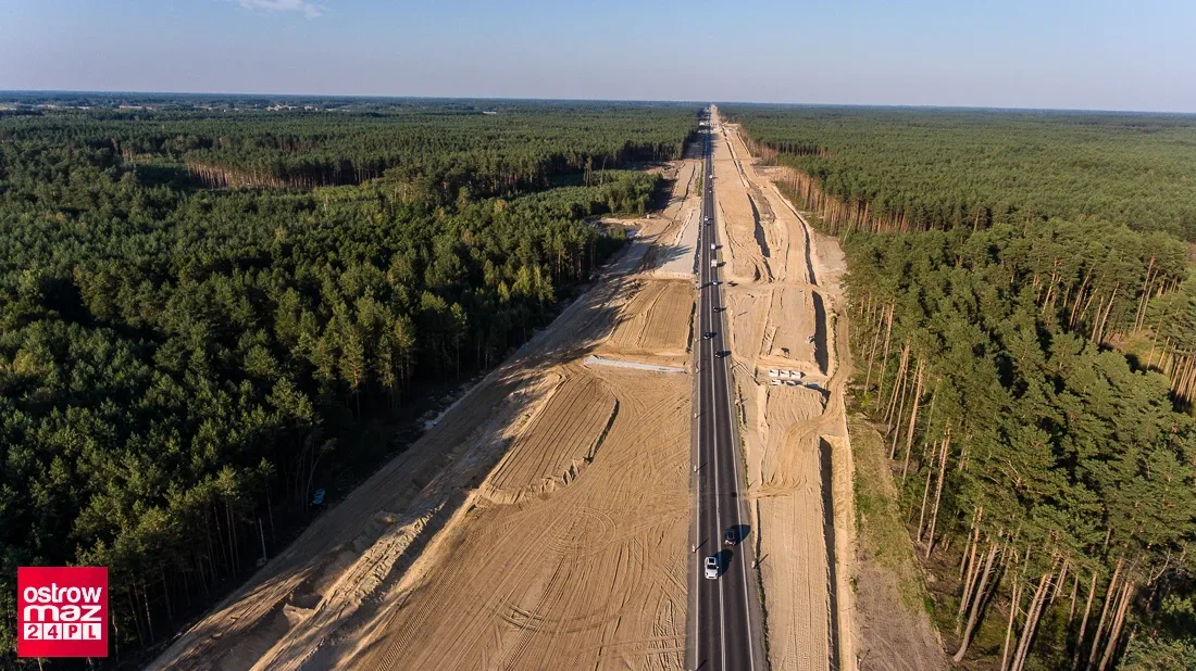 Trwa budowa drogi S-8 (zdjęcia, wideo)