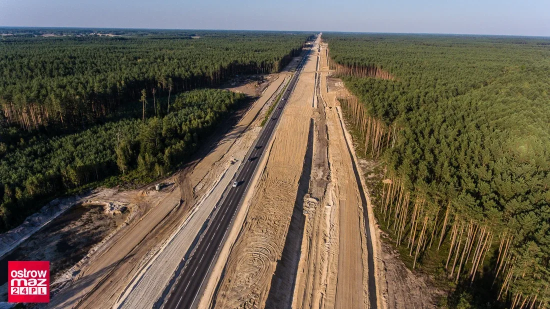 Trwa budowa drogi S-8 (zdjęcia, wideo)