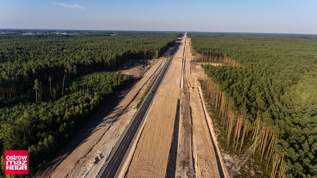 Trwa budowa drogi S-8 (zdjęcia, wideo)