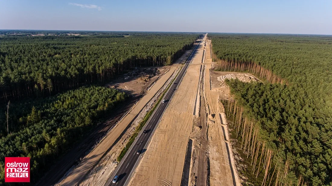 Trwa budowa drogi S-8 (zdjęcia, wideo)