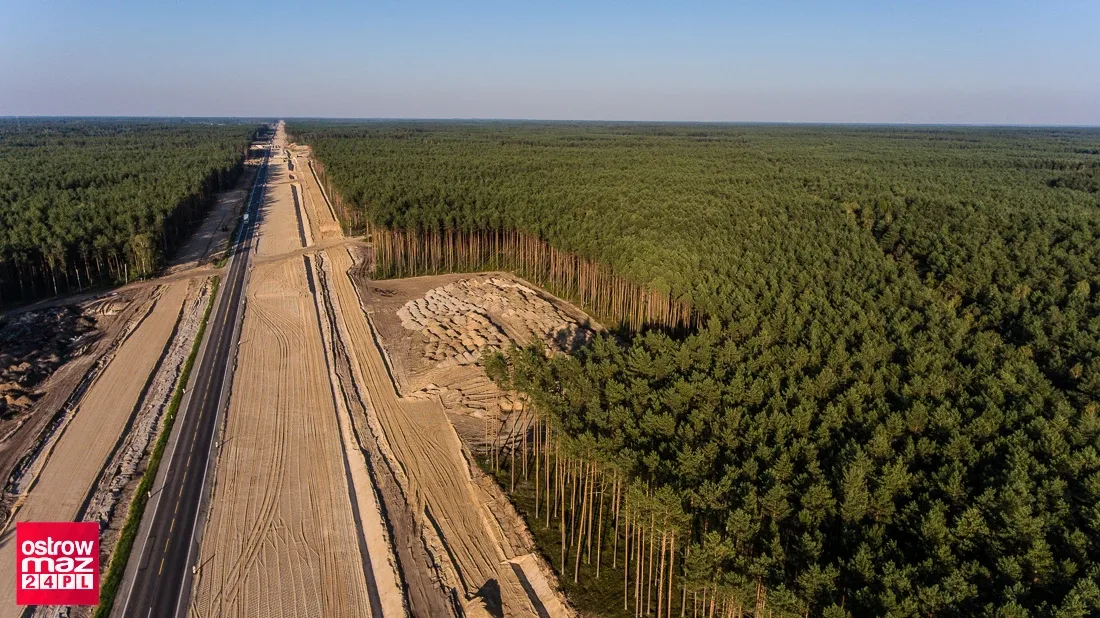 Trwa budowa drogi S-8 (zdjęcia, wideo)