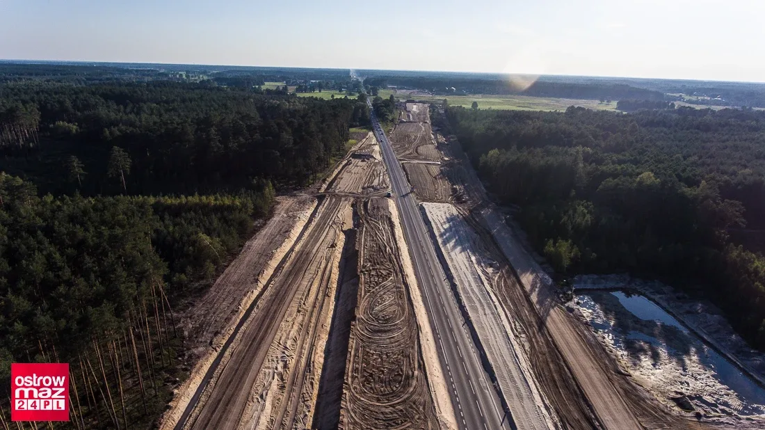 Trwa budowa drogi S-8 (zdjęcia, wideo)