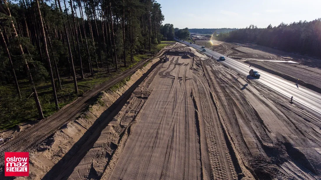 Trwa budowa drogi S-8 (zdjęcia, wideo)