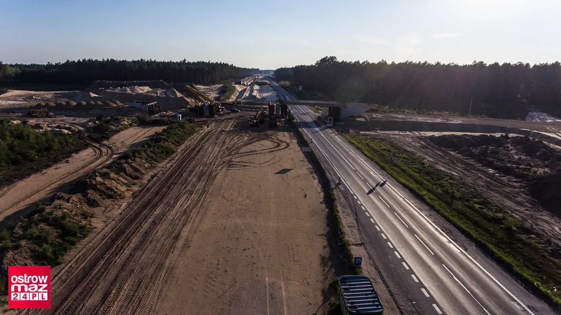 Trwa budowa drogi S-8 (zdjęcia, wideo)