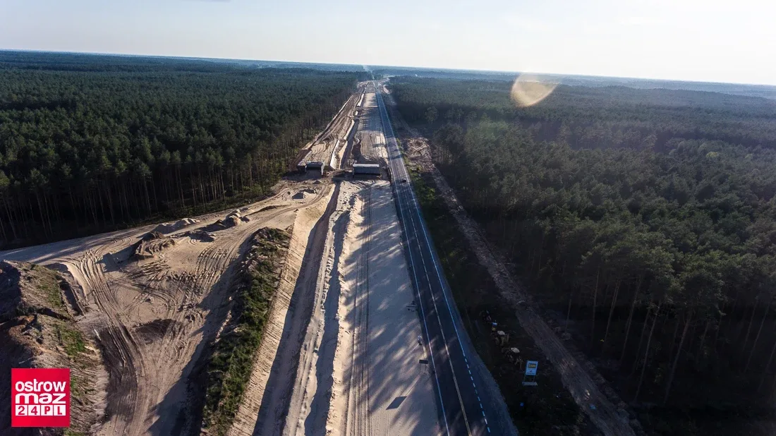 Trwa budowa drogi S-8 (zdjęcia, wideo)