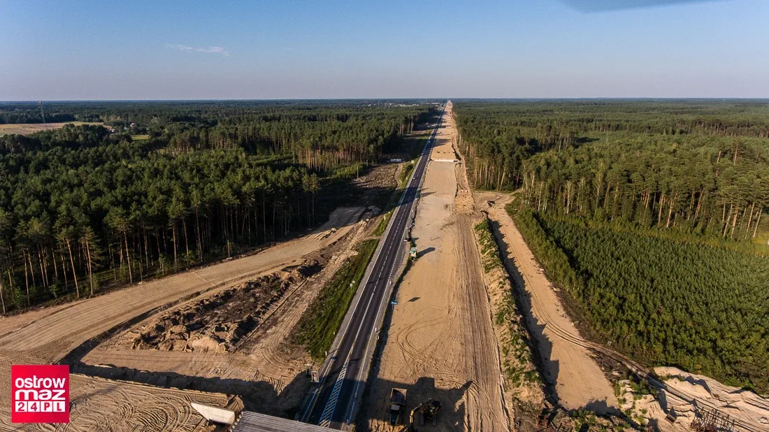 Trwa budowa drogi S-8 (zdjęcia, wideo)
