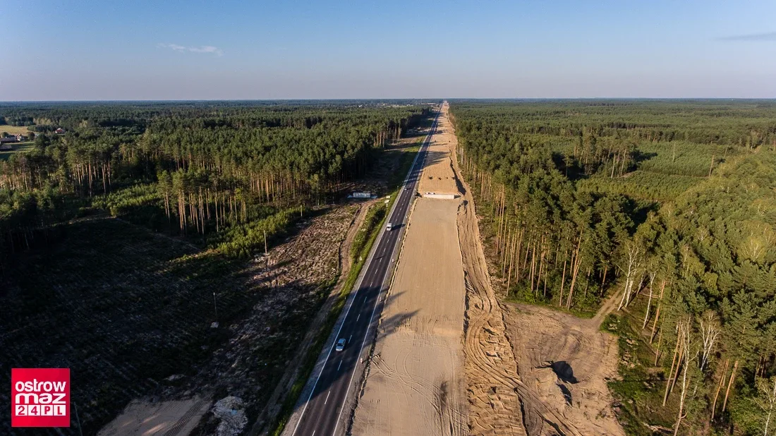 Trwa budowa drogi S-8 (zdjęcia, wideo)